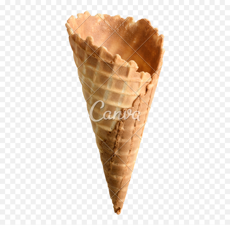 Empty Ice Cream Cone Isolated - Empty Ice Cream Cone Clipart Emoji,Ice Cream Cones Clipart