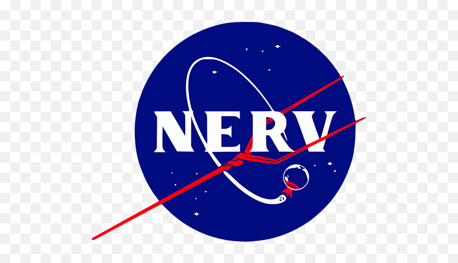 Nerv Nasa Evangelion Art Print - Neon Genesis Evangelion Nerv Nasa Logo Emoji,Nerv Logo