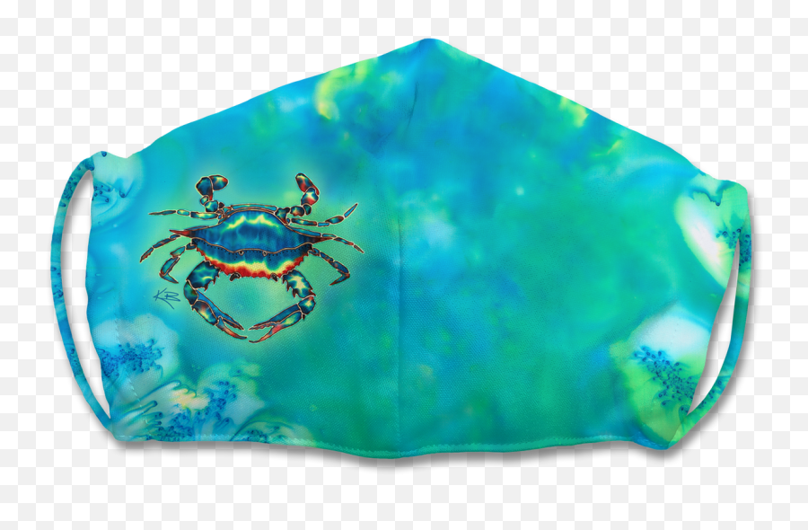 Adjustable Blue Crab Face Mask Live Freeink Emoji,Blue Crab Png