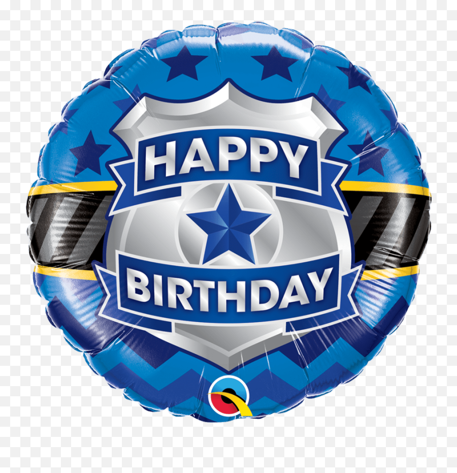 Police Badge Happy Birthday Emoji,Happy Birthday Logo