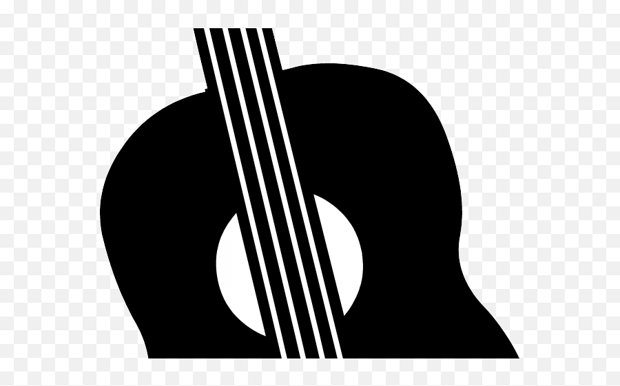 Download Bass Guitar Clipart Outline - Illustration Png Silhouette Bass Guitar Svg Emoji,Guitar Clipart