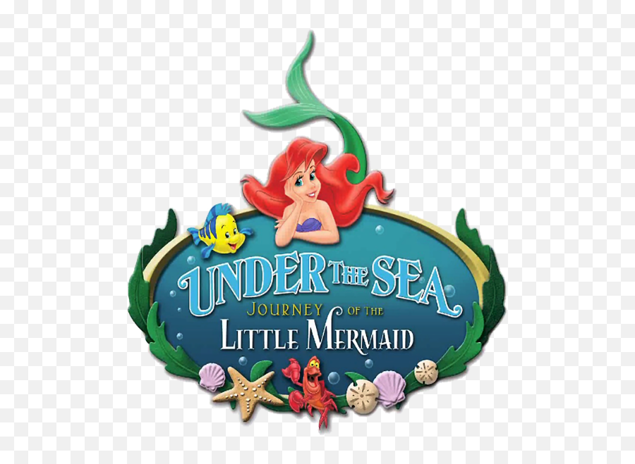 Sea Journey Of The Little Mermaid Logo - Under The Sea Ariel Clipart Emoji,Mermaid Logo