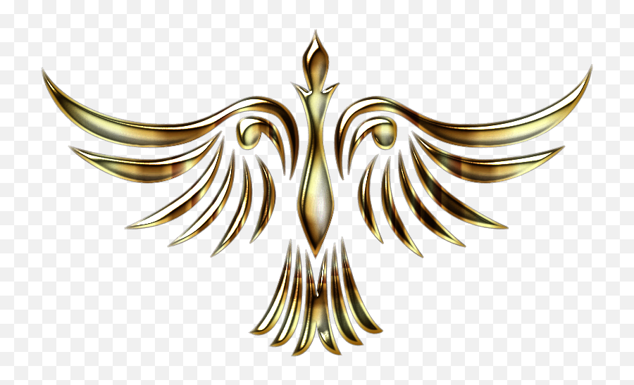 Phoenix Wings Png - Gold Phoenix Logo Png Emoji,Phoenix Png