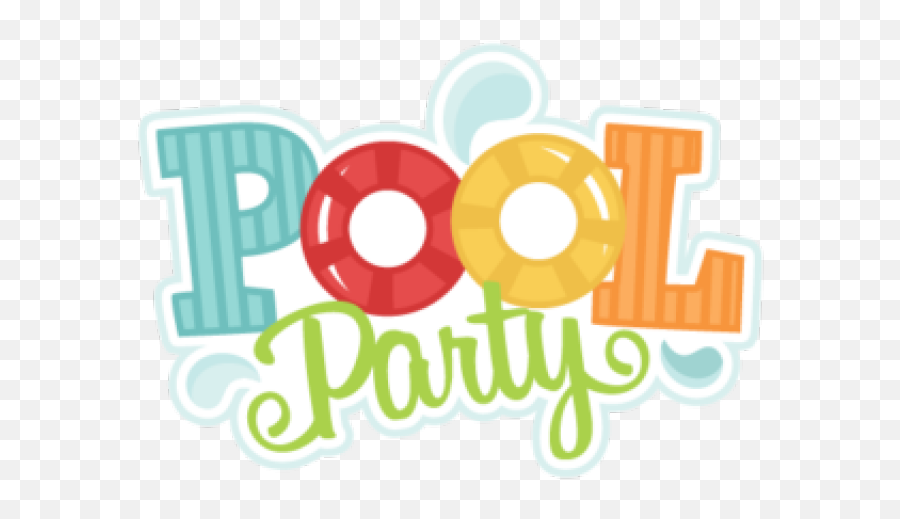 Weather Clipart Pool Party - Pool Party Banner Png Emoji,Party Logo