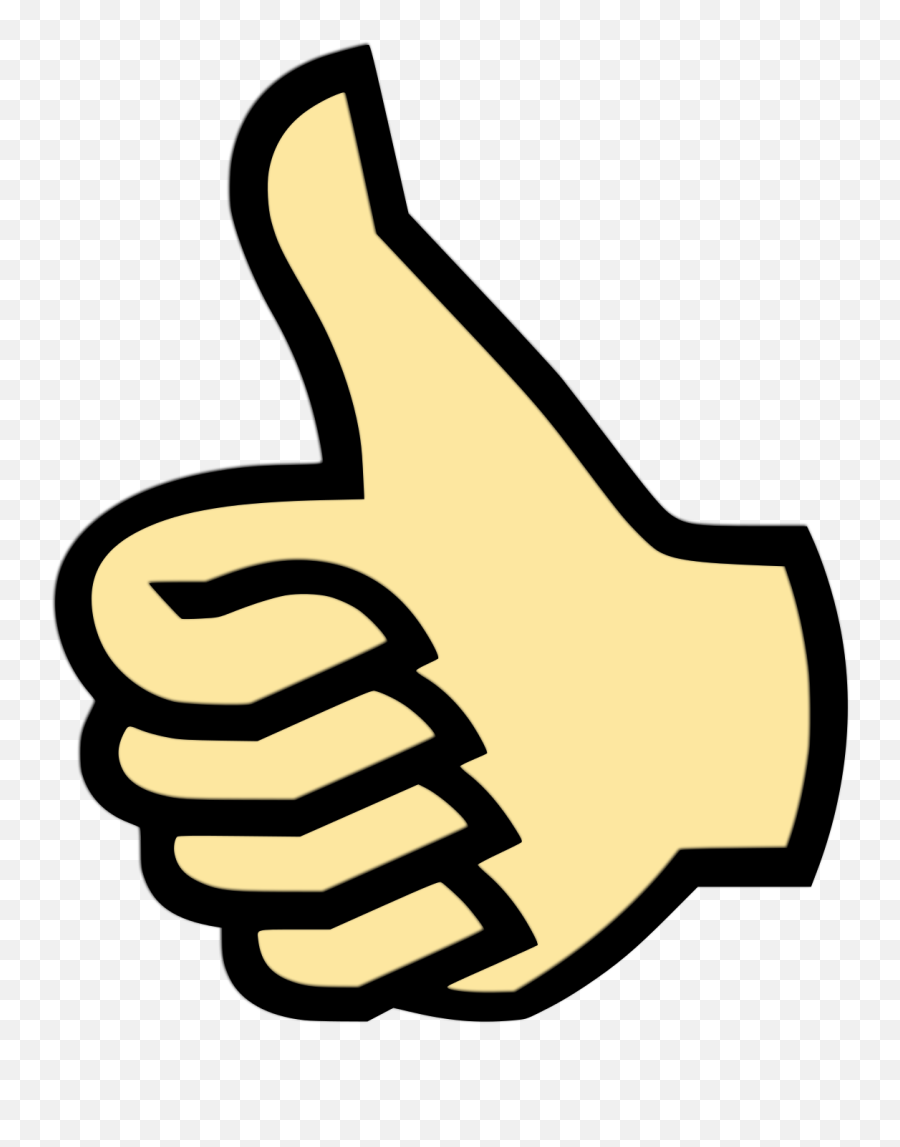 Library Of Thumbs Up Clip Transparent Png Png Files - Thumbs Up Symbol Emoji,Good Job Clipart