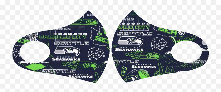 Seattle Seahawks Face Mask - Teesoy Shirt Seattle Seahawks Emoji,Seattle Seahawks Logo