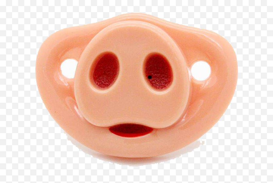 Domestic Pig Nose Pacifier Infant - Pacifier 900x900 Png Happy Emoji,Pacifer Clipart