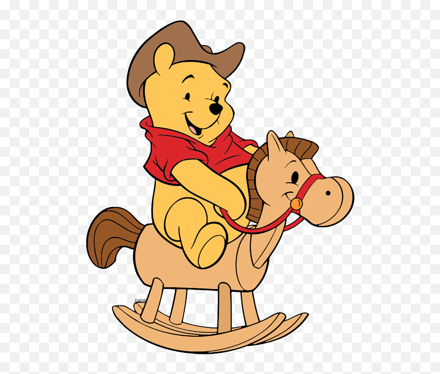 Winnie The Pooh Clip Art 9 Disney Clip Art Galore - Winnie The Pooh On A Horse Emoji,Sledge Clipart