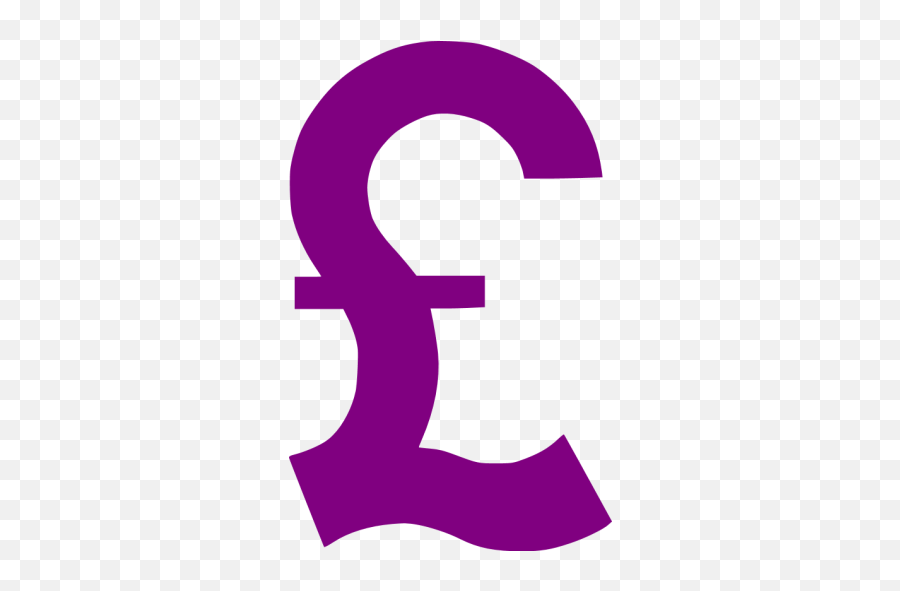 Purple British Pound Icon - Green Pound Sign Icon Emoji,Pound Logos