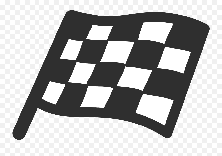 Chequered Flag Emoji Clipart - Emoji Bandera A Cuadros,Checkered Flags Clipart