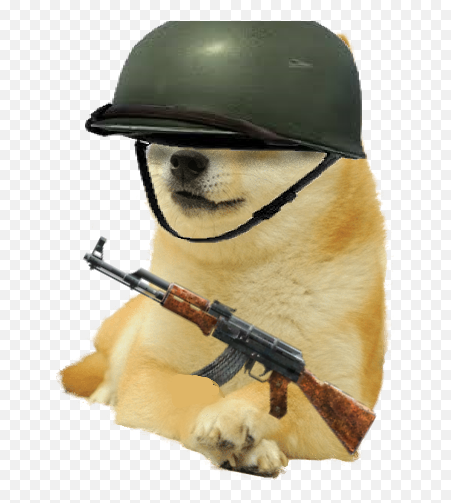 Soldier Doge Png Altdogelore - Doge Emoji,Doge Png