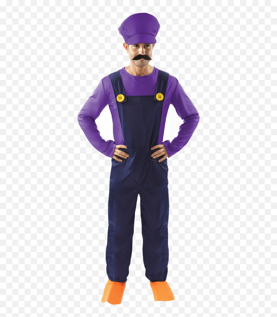 Super Mario Costumes Luigi Costumes Emoji,Waluigi Face Png