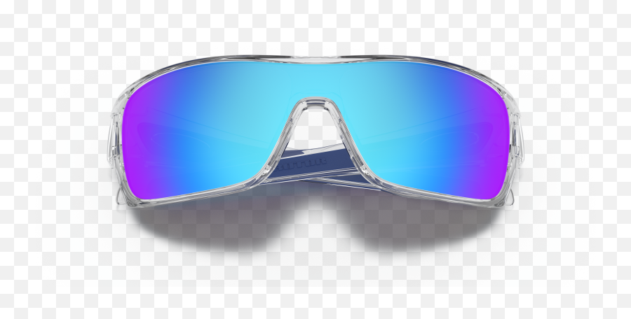 Oakley Oo9307 Turbine Rotor 13 Blue U0026 Transparent Sunglasses Emoji,Transparent Frame Sunglasses