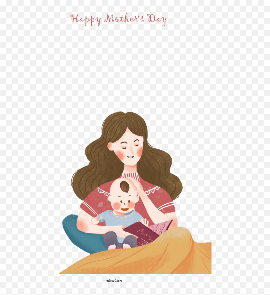 Holidays Cartoon Sitting Black Hair For Mothers Day Emoji,Happy Mothers Day Transparent Background