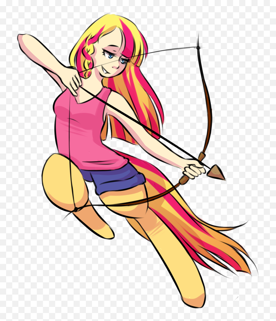 Archery Arrow Artist - Bow And Arrow Full Size Png Emoji,Bow And Arrow Transparent Background