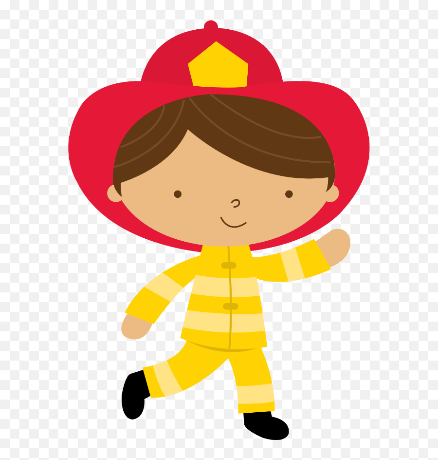 Community Helpers Fire Fighters Say Hello Fire Engine Emoji,Community Helpers Clipart