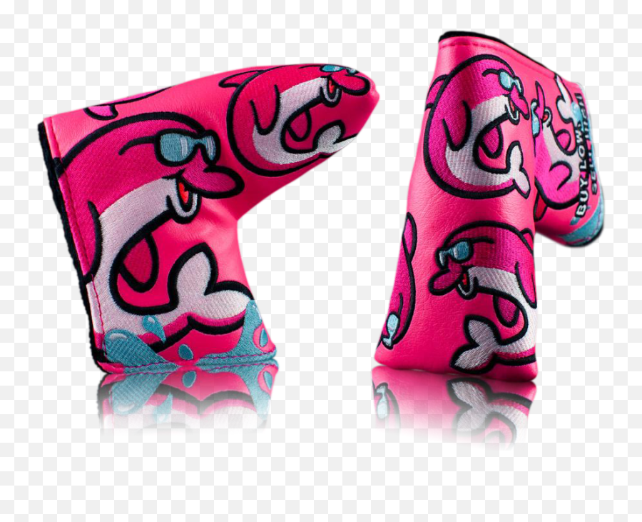 Swag Golf Flipper Blade - Girly Emoji,Pink Dolphin Logos