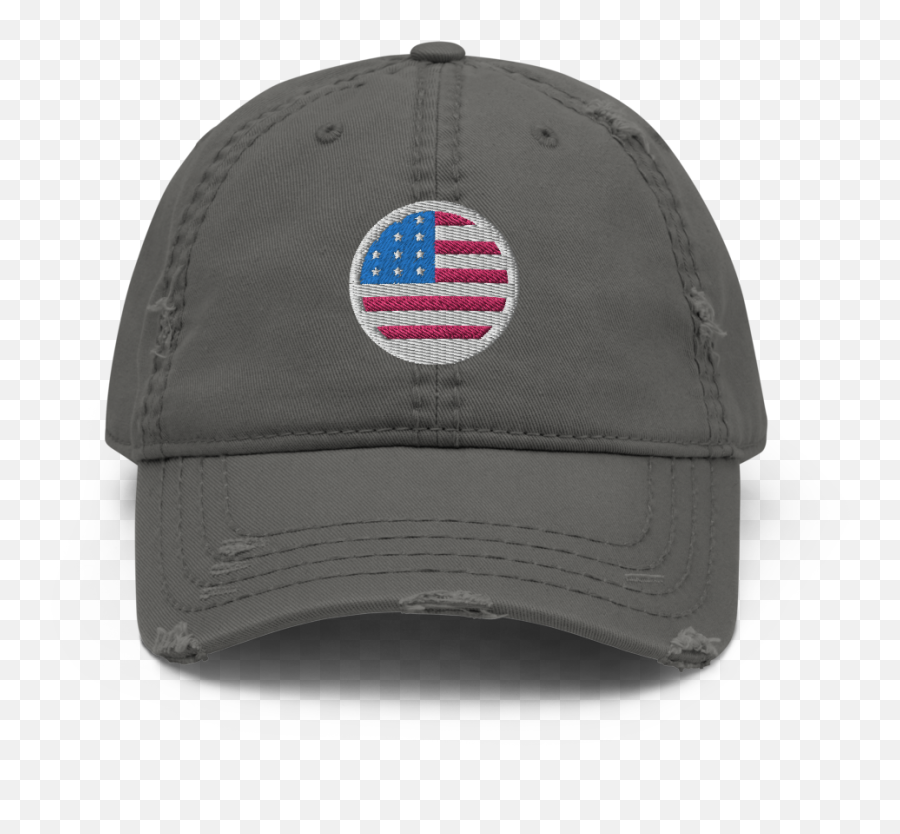 American Dreams Logo Distressed Dad Hat - American Emoji,American Dad Logo