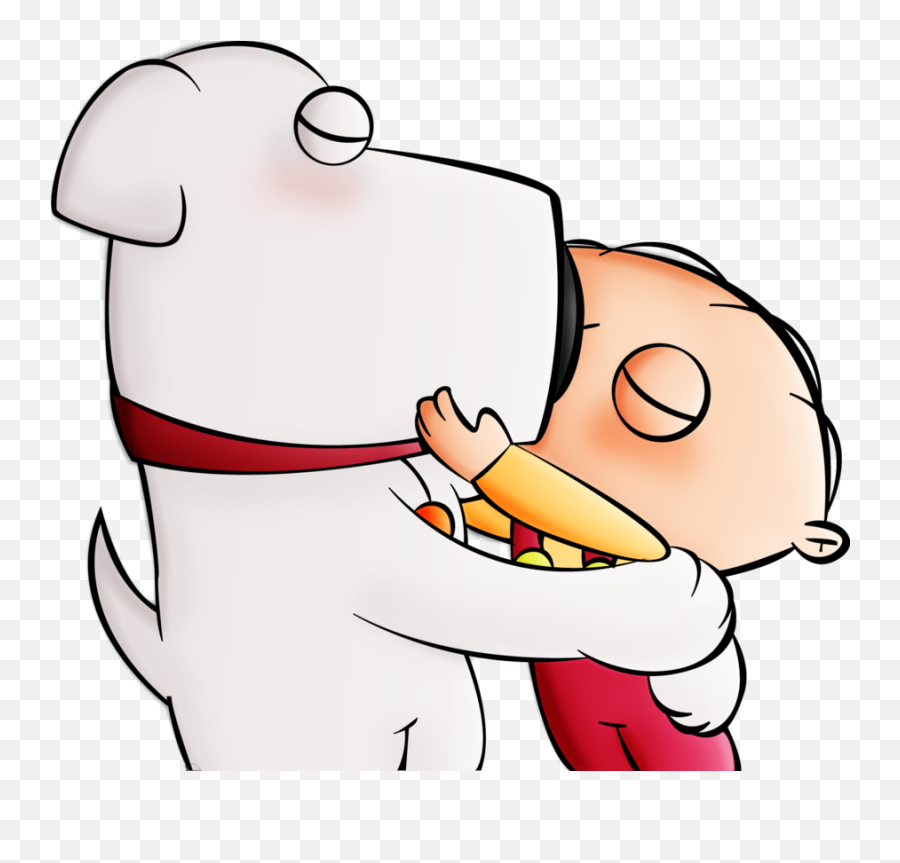 Just A Kiss By Romanticstyle - D3gajwy Stewie X Brian Stewie X Brian Kissing Emoji,Peter Griffin Face Transparent