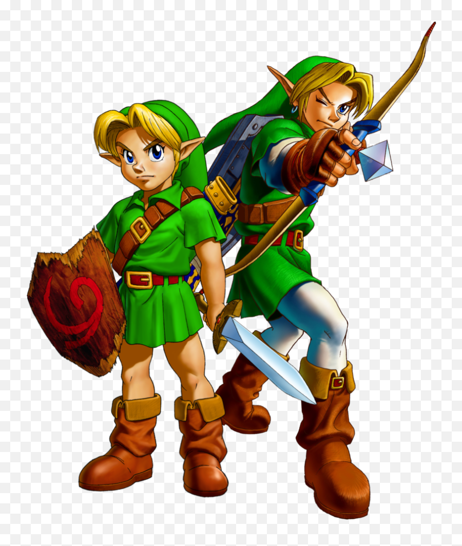 Zelda Characters - Young Link Ocarina Of Time Emoji,Legend Of Zelda Png