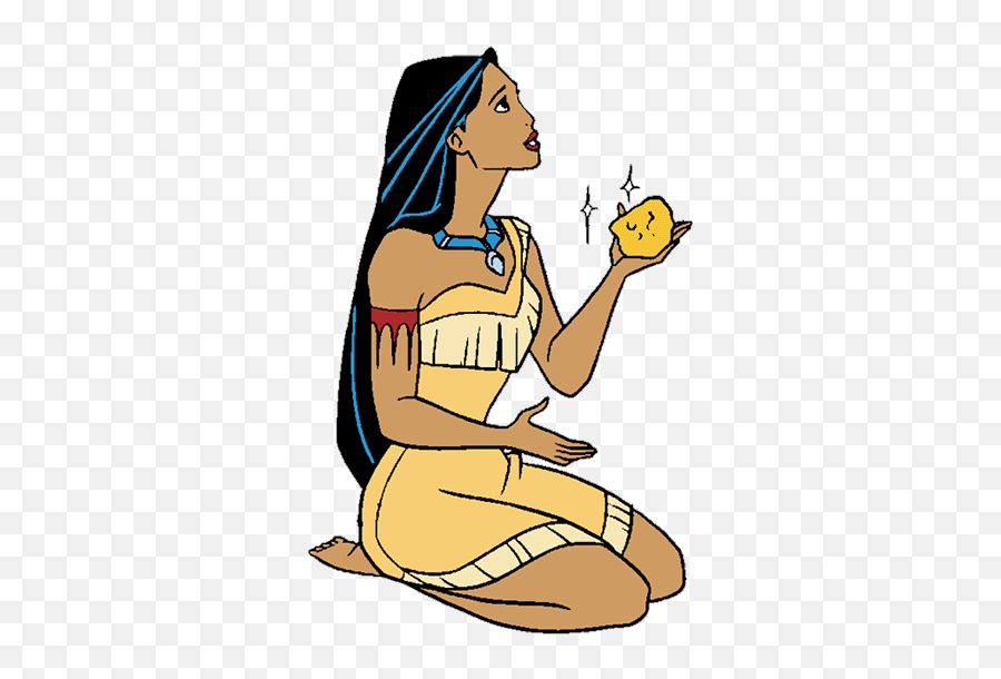 Pocahontas Clip Art - Disney Pocahontas Sitting Emoji,Pocahontas Clipart