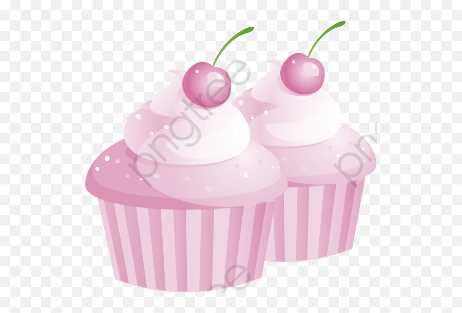 Vector Pink Cupcake Cupcake Vector Cup 655745 - Png Emoji,Cupcake Clipart Png