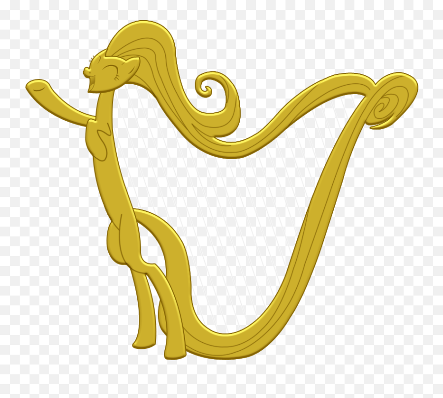 Download 537045 Safe Vector Gold Harp Artist Colon Emoji,Harp Clipart
