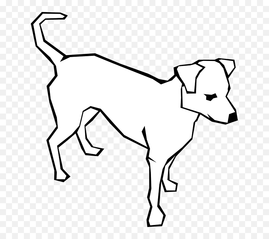 Dog Outline Coloring Pages Dog Simple Drawing Clip Art Emoji,Puppy Dog Pals Clipart