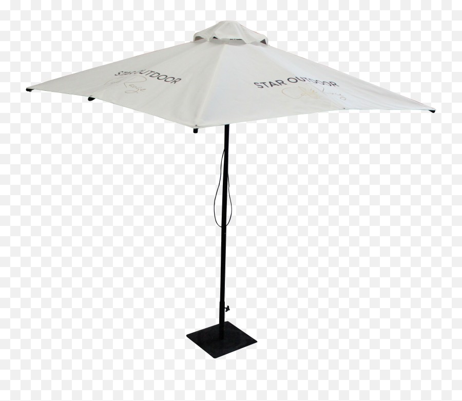 Mk Ii Cafe Umbrella White - Outdoor Cafe Umbrella Png Full Emoji,Beach Umbrella Clipart Black And White