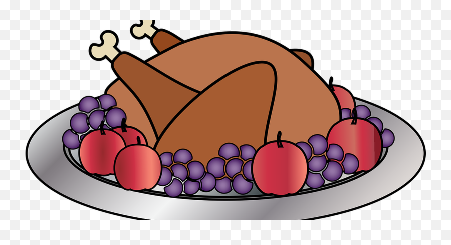 Thanksgiving Dinner Png Transparent - Comida De Navidad Dibujo Emoji,Thanksgiving Dinner Clipart