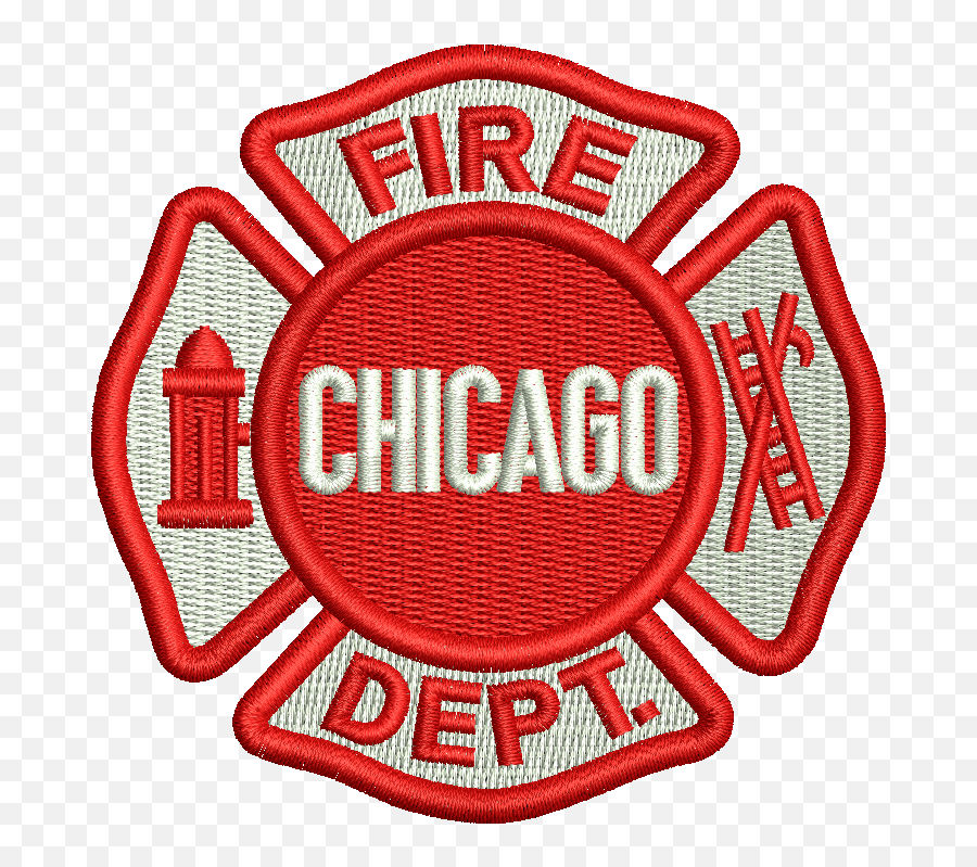 Chicago Fire Department Maltese Cross Wchicago Flag 2 - Sided C Hi Ng Snail Restaurant Emoji,Chicago Fire New Logo