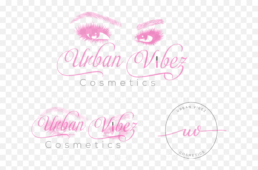 Awesome Eyelashes Makeup Artist Logo - Girly Emoji,Makeup Artist Logo