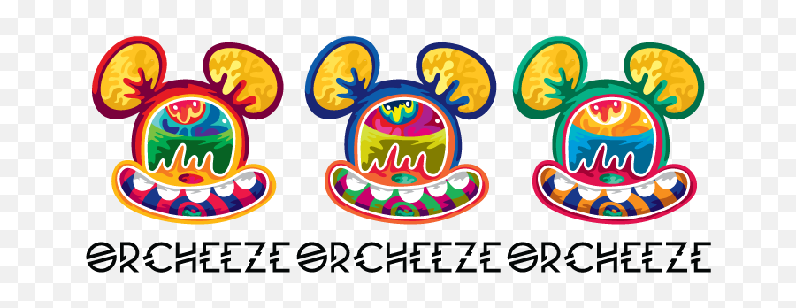 Orcheeze - Dot Emoji,Pink Dolphin Logos