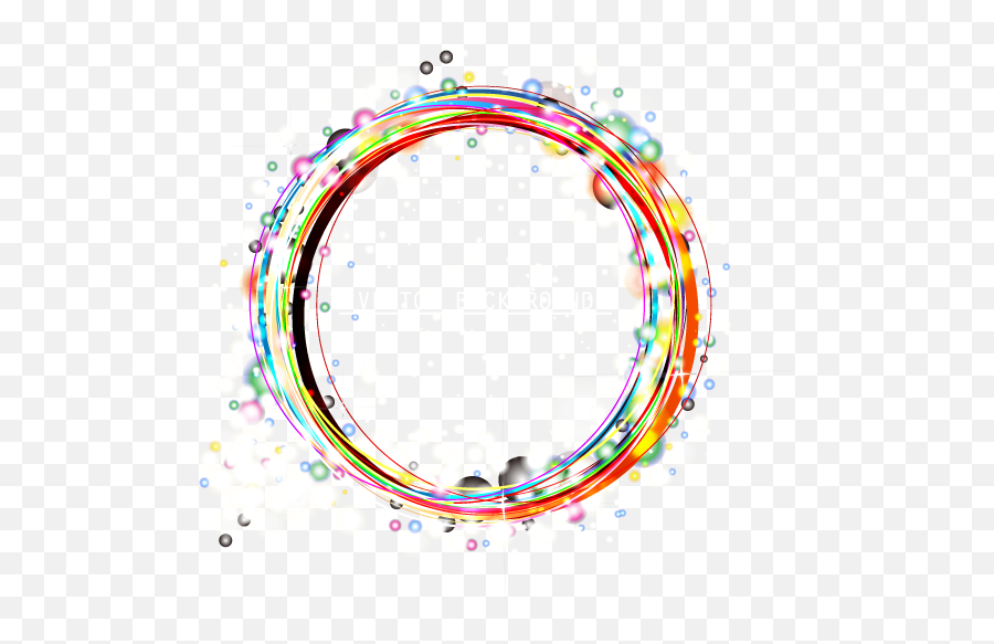 Color Light Frame Effect Theme Circle - Color Circle Png Hd Emoji,Circle Png