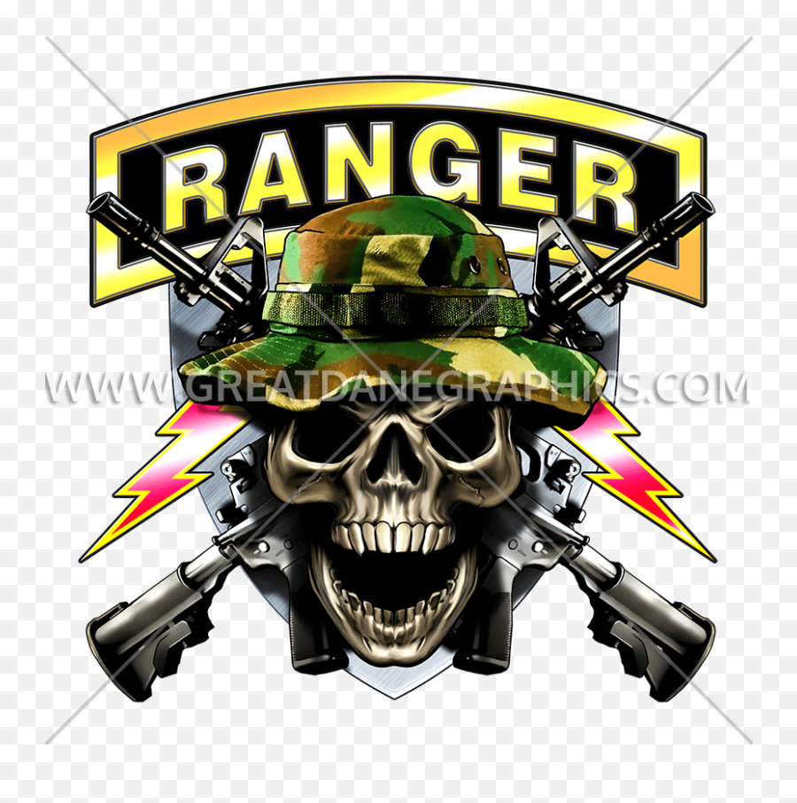 Army Ranger Skull - Army Ranger Skull Emoji,Army Rangers Logo
