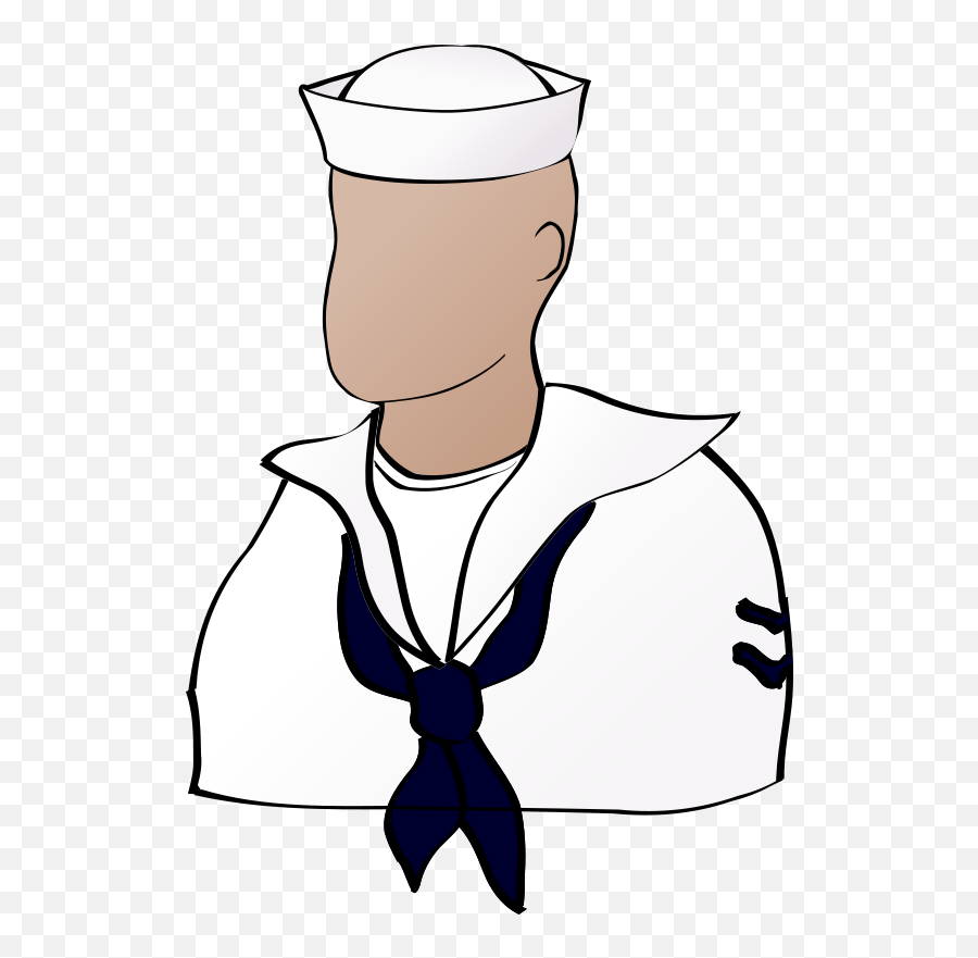 Free Clipart Faceless Sailor Nicubunu - Sailor Nclipart Emoji,Miltary Clipart