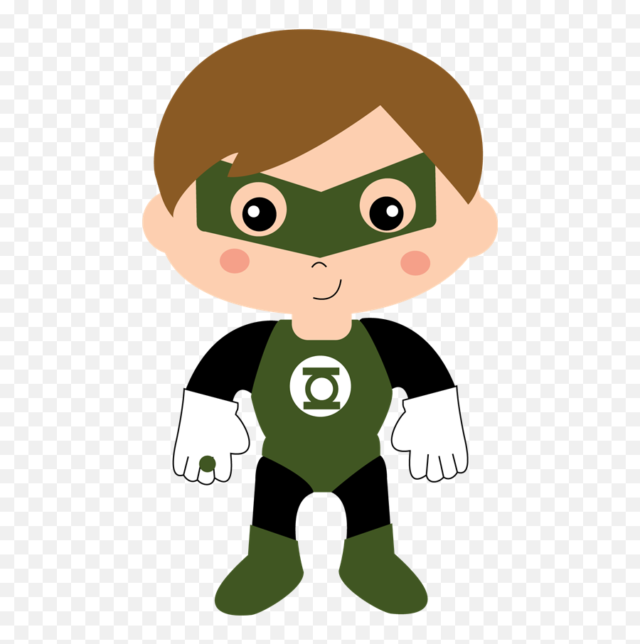 The Green Lantern Clipart Svg - Superhero Kid Graphic Hd Lanterna Verde Cute Png Emoji,Green Lantern Png