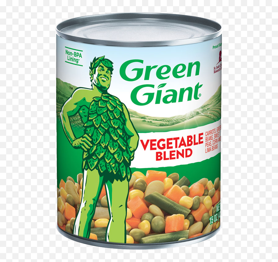 Green Giant Mixed Vegetable Blend 15 Oz Can - Green Giant Corn Can Emoji,Can Png