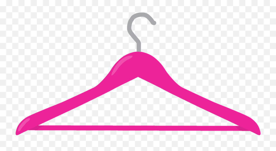 Clothes Hanger Clipart - Full Size Clipart 3493719 Transparent Pink Hanger Clipart Emoji,Hanger Clipart