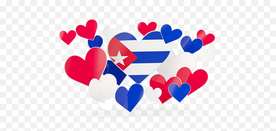 Flying Heart Stickers - Macedonia Flag In Heart Emoji,Cuban Flag Png