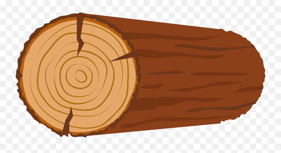 Firewood Clipart Wooden Log Firewood - Transparent Cartoon Wood Log Emoji,Transparent Wood