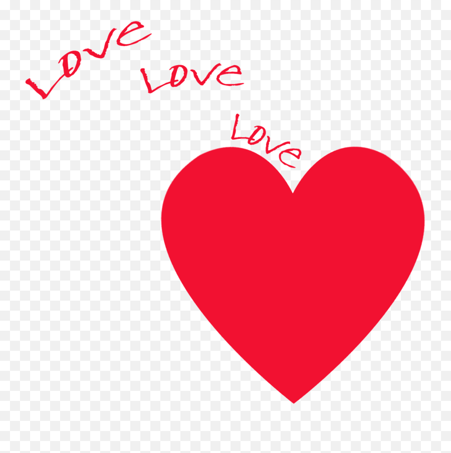 Heart Love Red Heart Background Png - Without Name Emoji,Heart Background Png