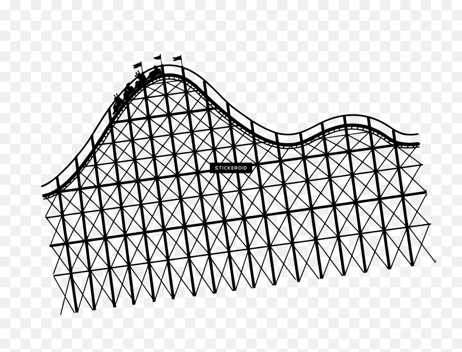 Roller Coaster Clip Art Free - Roller Coaster Polynomials Clipart Emoji,Roller Coaster Clipart