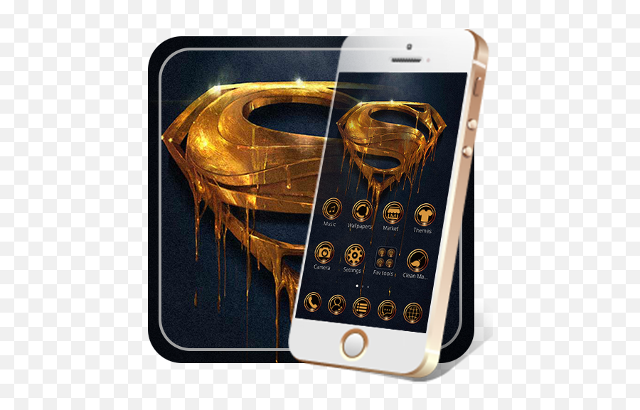 About Superman Logo Black Metal Material Theme Emoji,Superman Logo Wallpaper