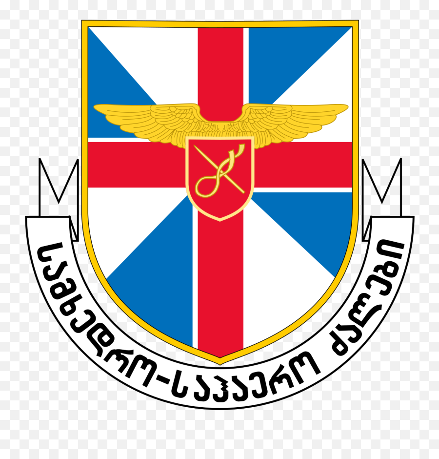 Filegeorgian Air Force Emblemsvg - Wikimedia Commons Emoji,Air Force Logo Svg