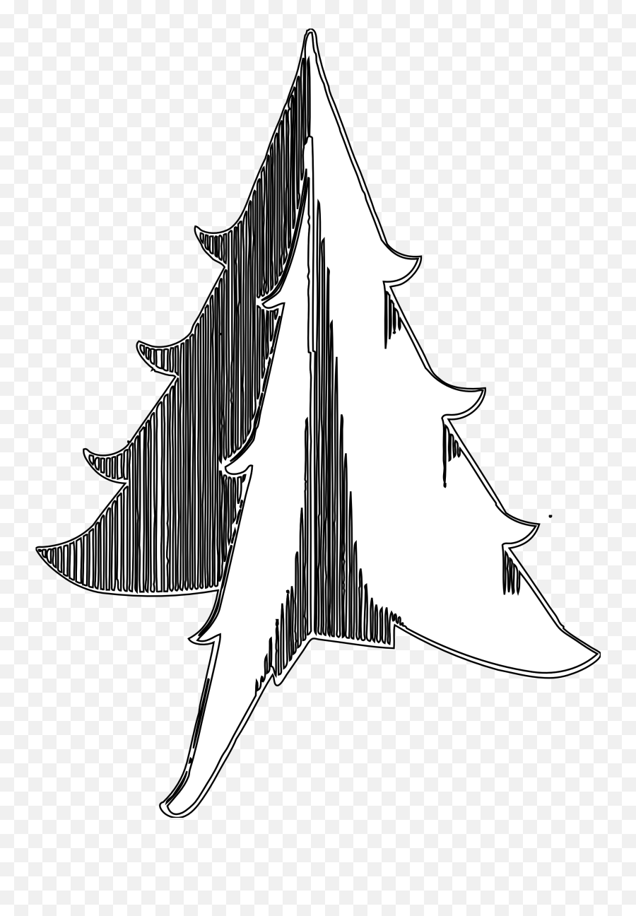 Christmas Tree 1 Black White Line Art Tatoo Tattoo Emoji,Christmas Line Clipart