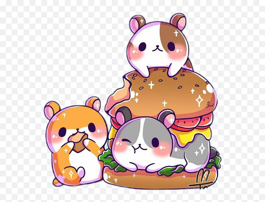 Picture - Kawaii Imagenes De Hamsters Emoji,Hamster Clipart