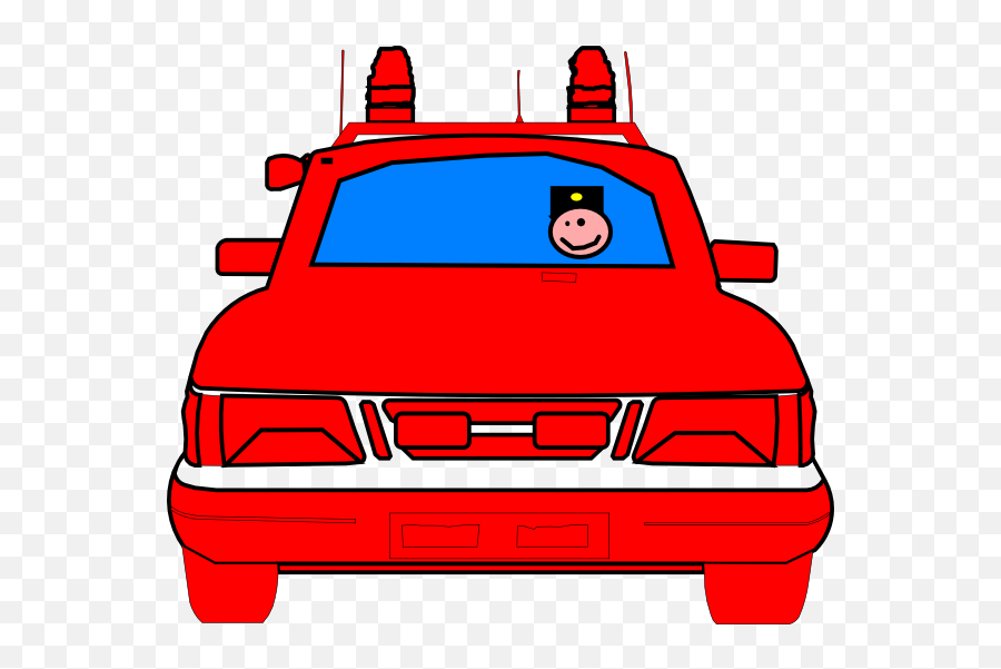 Police Car Clip Art At Clker - Police Car Clipart Emoji,Police Car Clipart