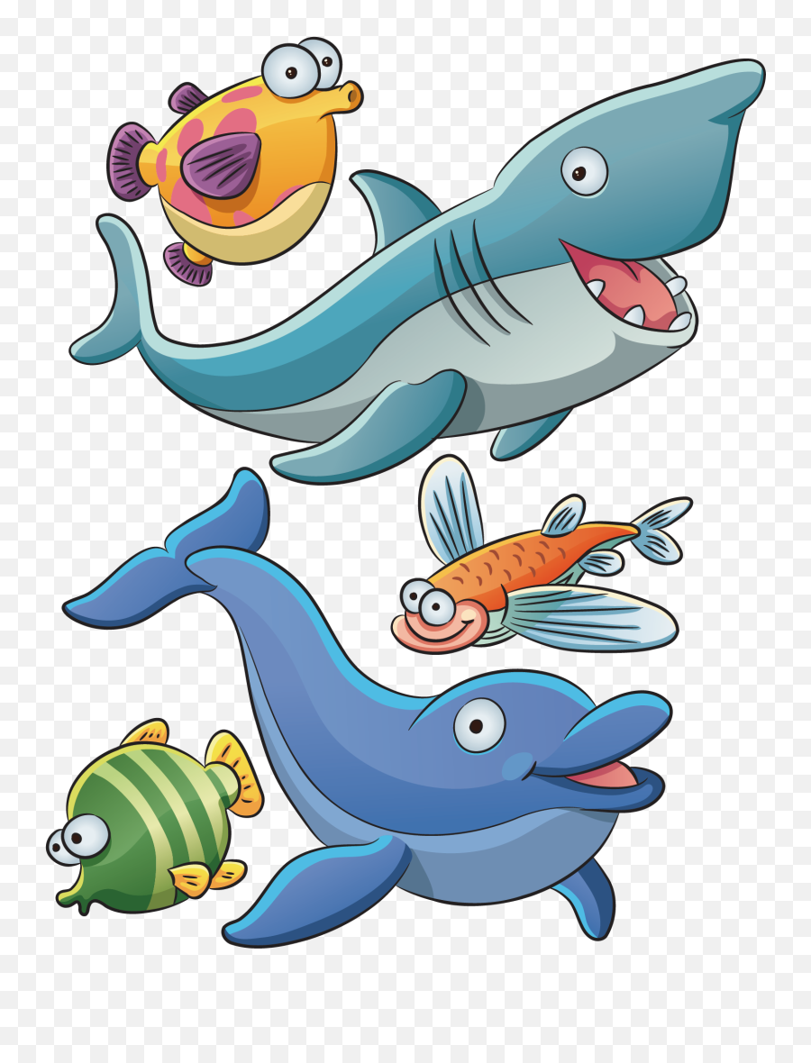 The Sea Clipart Marine Animal - Illustration Emoji,Sea Clipart