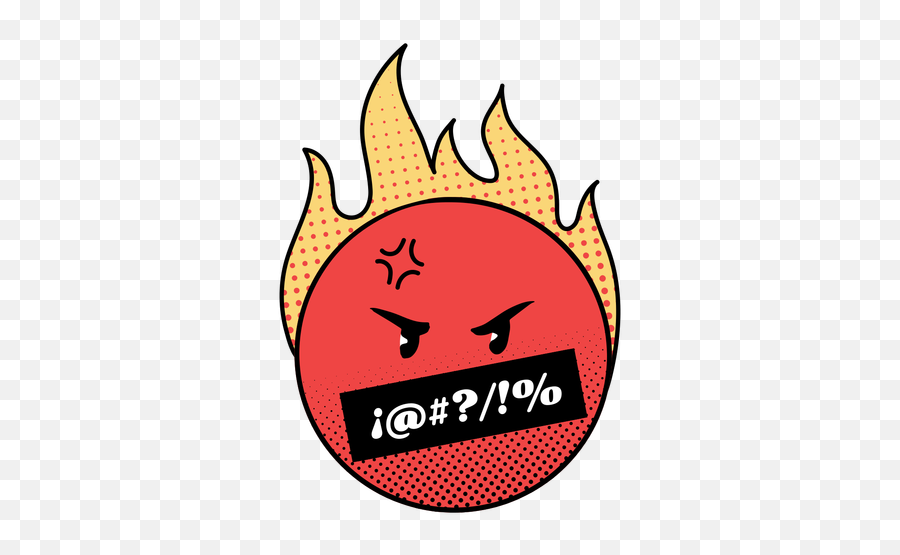 Angry Flaming Emoji - Transparent Png U0026 Svg Vector File Emoji Enojads,Fire Emoji Transparent